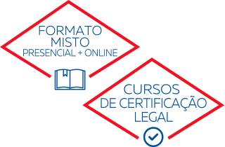 Cursos de Certificação Legal. Formato Misto - Presencial + Online